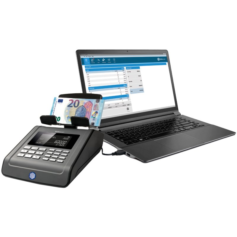Safescan geldsorteer- en telsoftware 4.0, Windows 7/8/10, live-telling